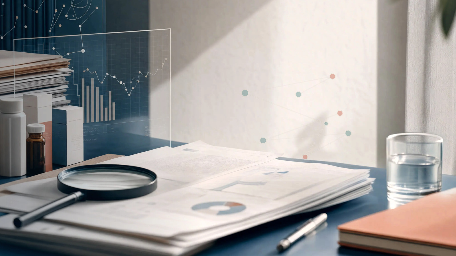 Generated editorial due-diligence illustration for Found