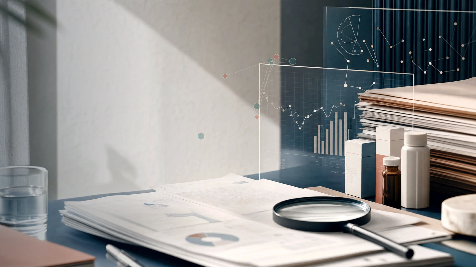 Generated editorial due-diligence illustration for AgelessRx